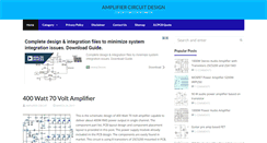 Desktop Screenshot of amplifiercircuit.net